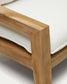 Divano Forcanera a 3 posti in legno massiccio di teak 211 cm