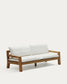 Divano Forcanera a 3 posti in legno massiccio di teak 211 cm