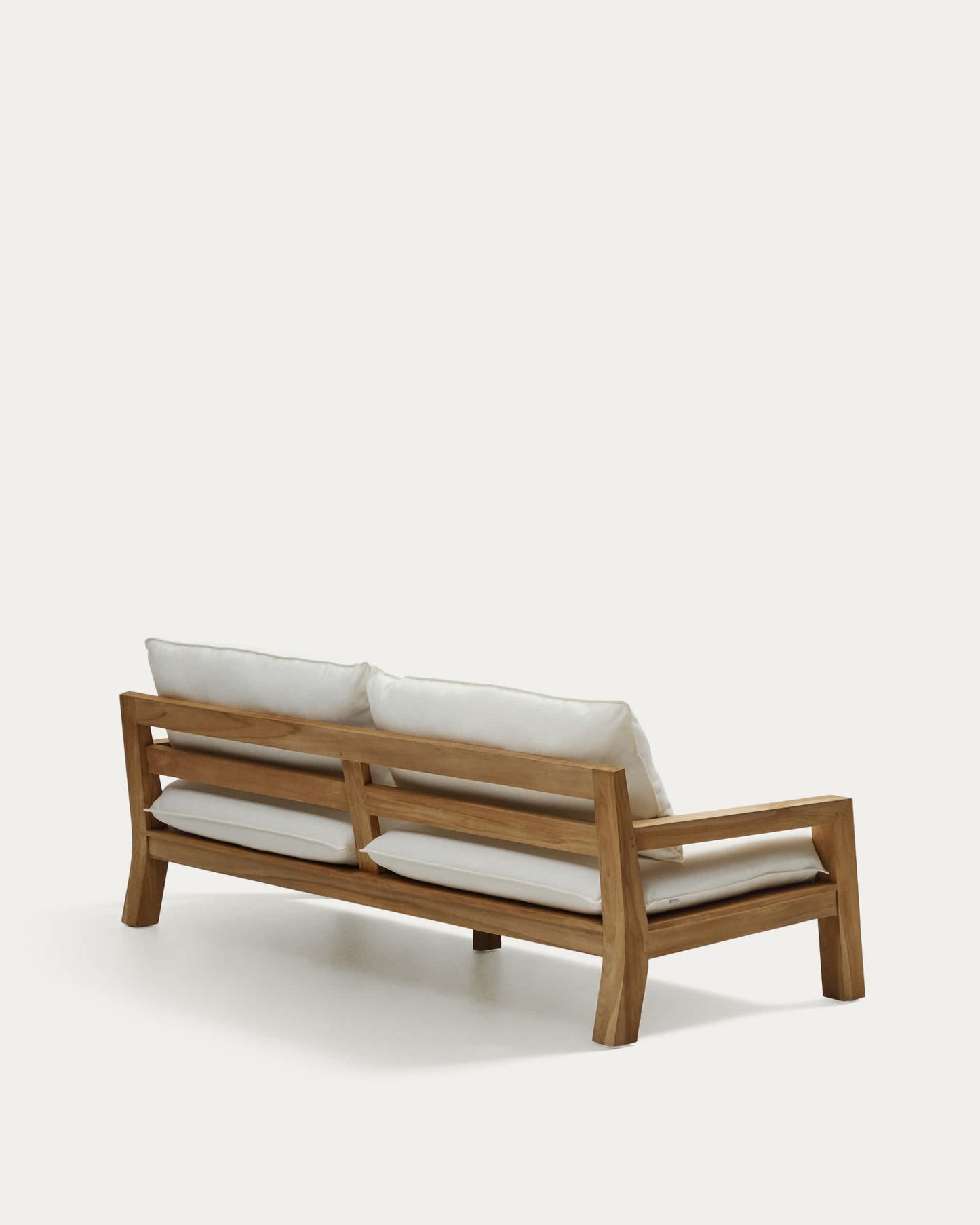 Divano Forcanera a 3 posti in legno massiccio di teak 211 cm