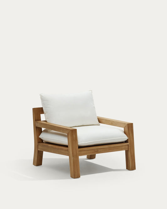 Poltrona Forcanera in legno massiccio di teak