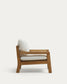 Poltrona Forcanera in legno massiccio di teak