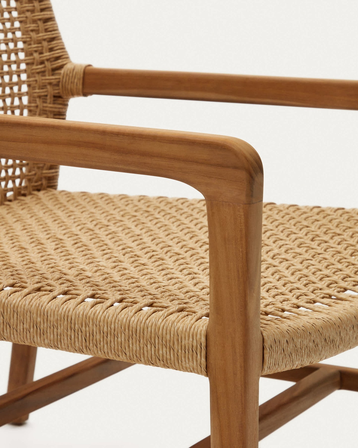 Poltrona Sabolla in legno massiccio di teak