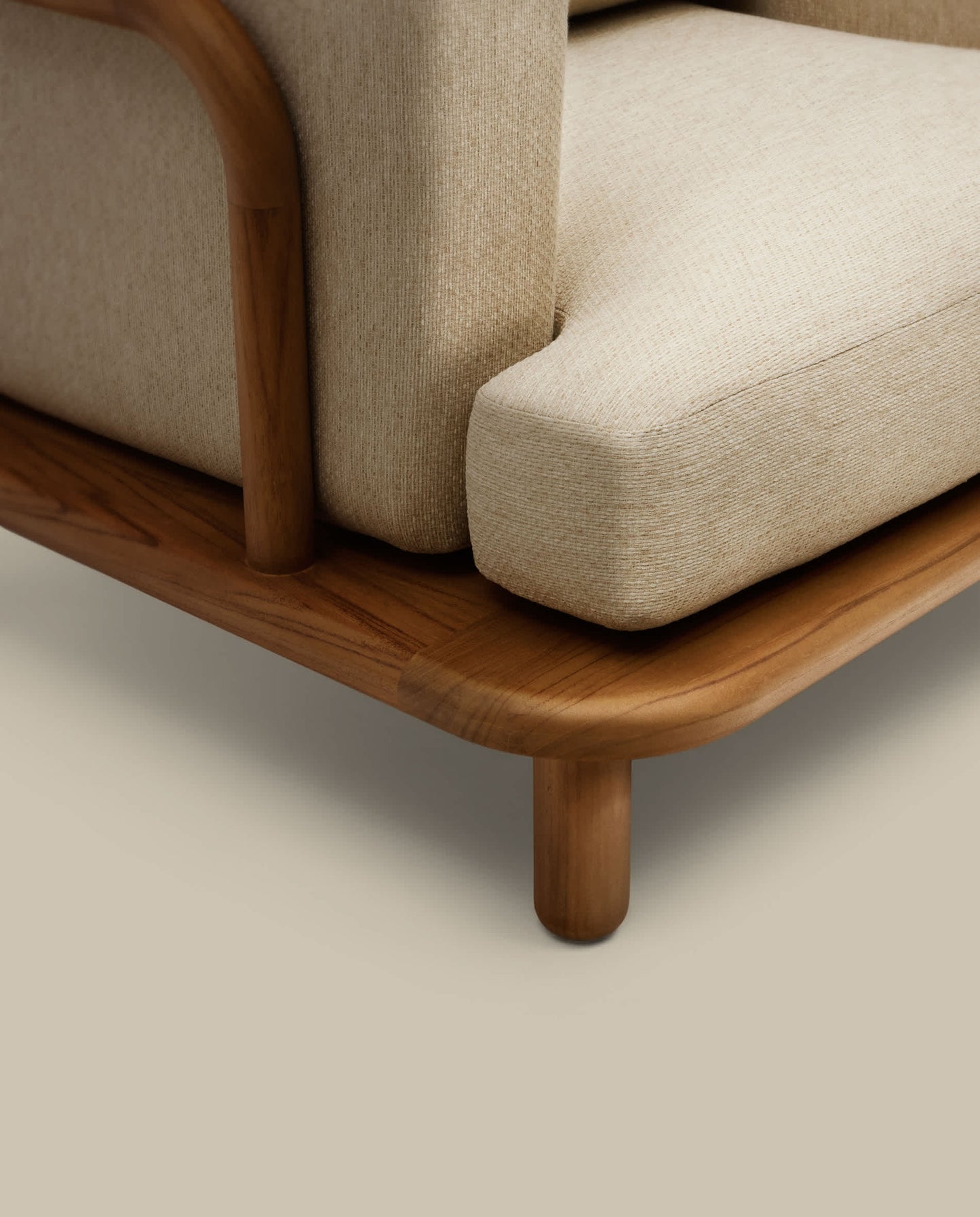 Poltrona Turqueta in legno massiccio di teak