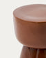 Tavolino da appoggio per esterni Mesquida in ceramica con finitura in terracotta smaltata Ø 35 cm