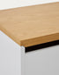 Tavolino-Baule Abilen impiallacciata rovere 60 x 40 cm