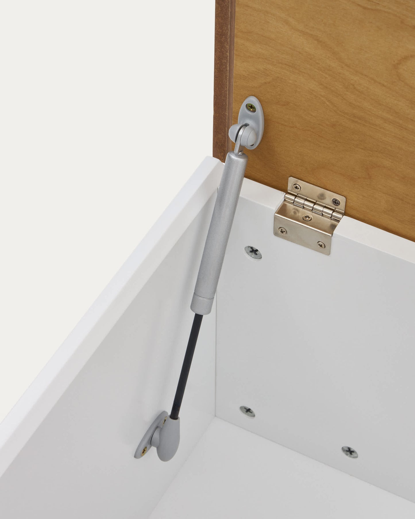 Tavolino-Baule Abilen impiallacciata rovere 60 x 40 cm