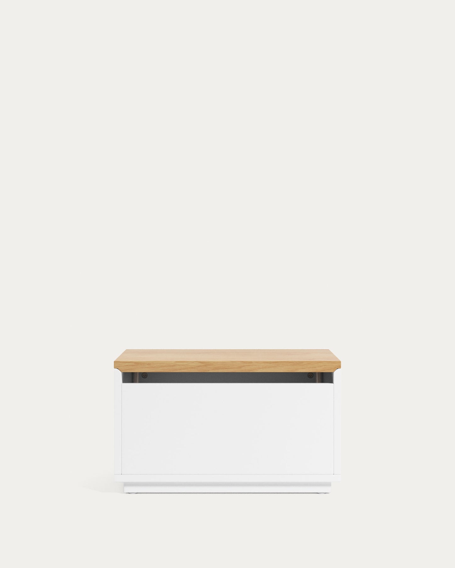 Tavolino-Baule Abilen impiallacciata rovere 60 x 40 cm