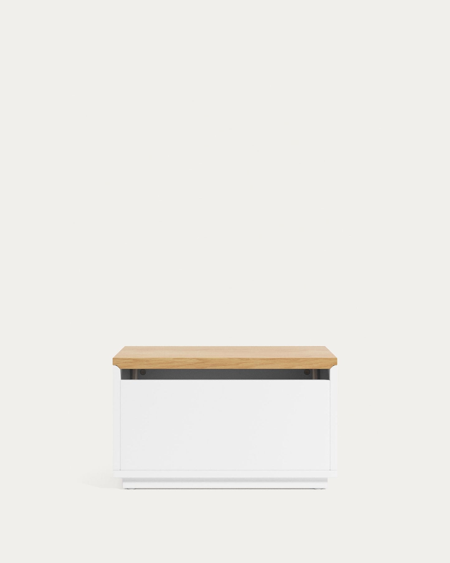 Tavolino-Baule Abilen impiallacciata rovere 60 x 40 cm