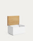 Tavolino-Baule Abilen impiallacciata rovere 60 x 40 cm