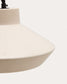 Lampada da soffitto Portol in ceramica beige