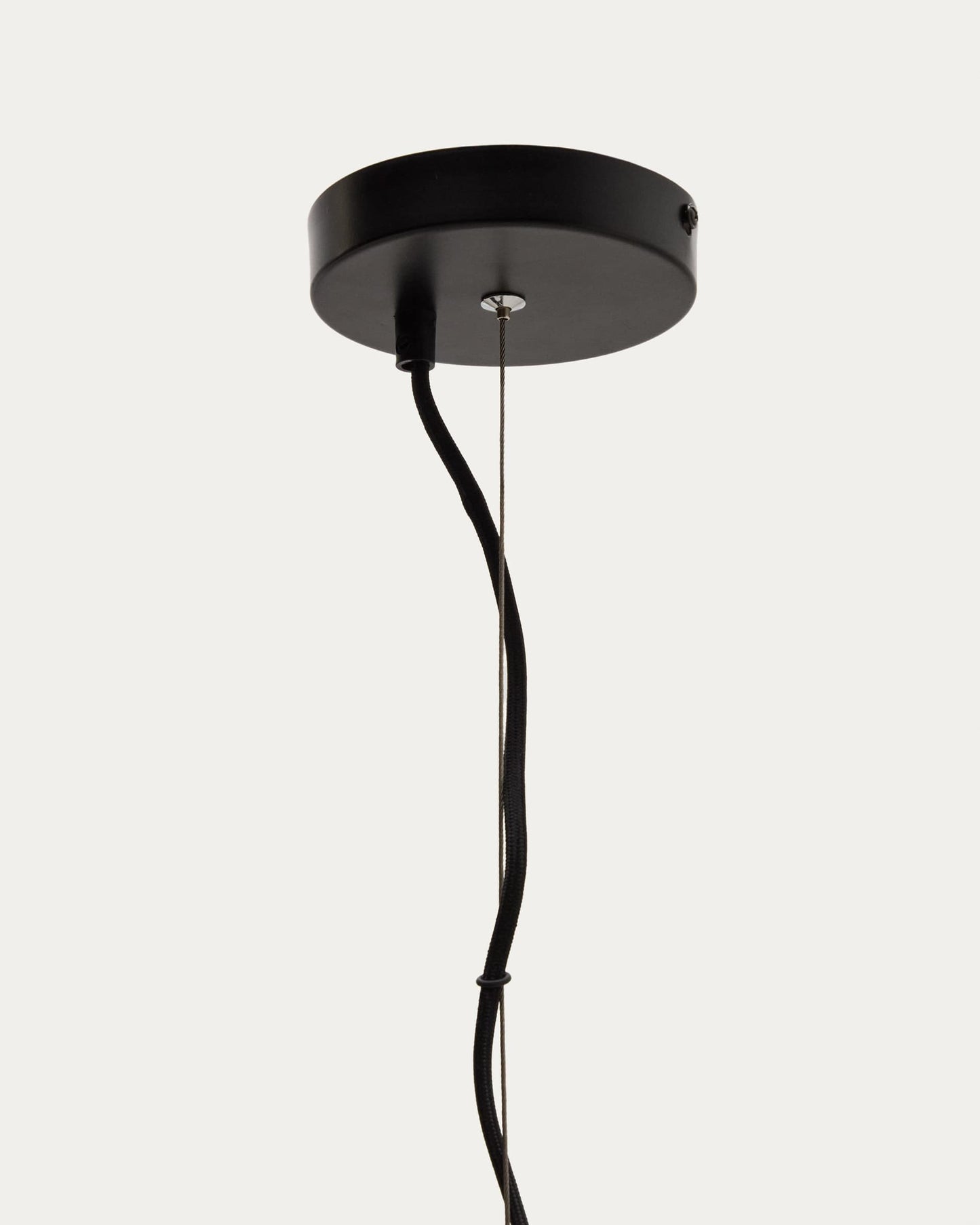 Lampada da soffitto Portol in ceramica beige