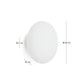 Lampada da parete Bamila in vetro fumé e metallo nero Ø 25 cm