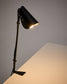 Lampada da tavolo Jula con morsetto in metallo nero