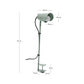 Lampada da tavolo con morsetto Jula in metallo verde
