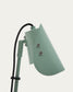 Lampada da tavolo con morsetto Jula in metallo verde