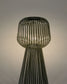 Lampada da terra solare Reiba in metallo verde