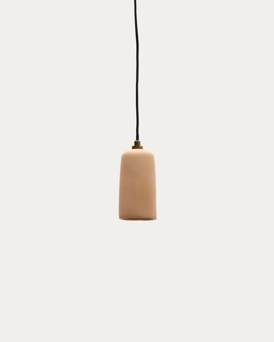 Lampada da soffitto Madsen in terracotta Ø8 cm