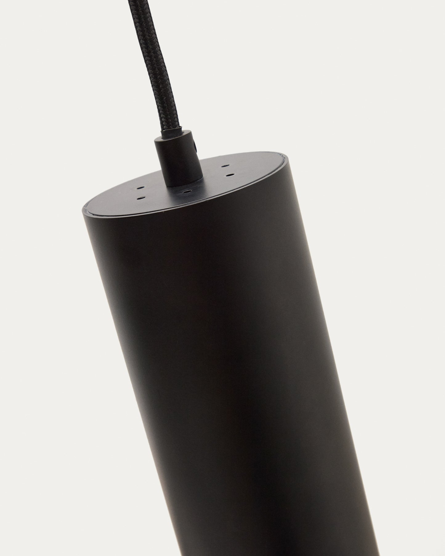 Lampada da soffitto Andia in alluminio con finitura verniciata nera