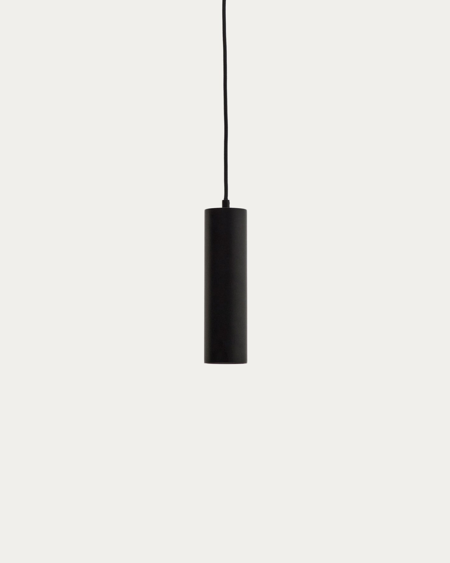 Lampada da soffitto Andia in alluminio con finitura verniciata nera