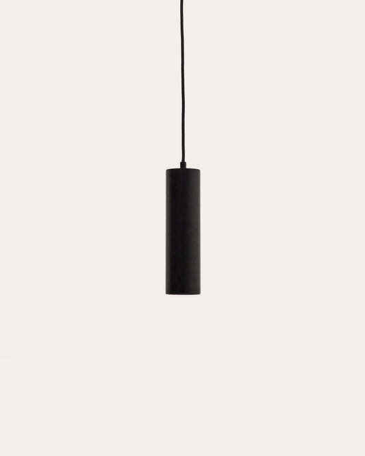 Lampada da soffitto Andia in alluminio con finitura verniciata nera
