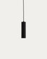 Lampada da soffitto Andia in alluminio con finitura verniciata nera