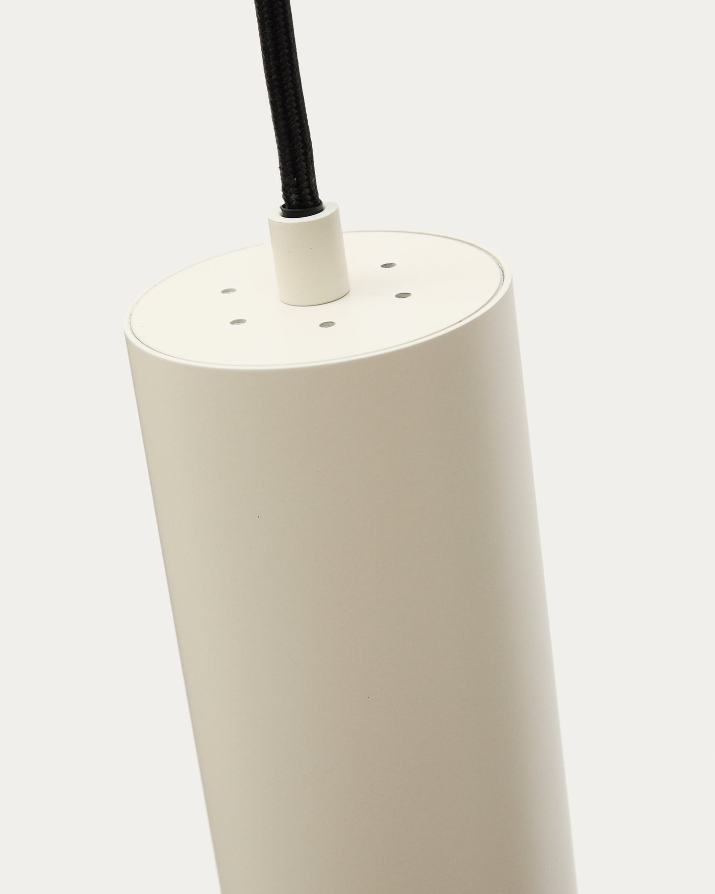Lampada da soffitto Andia in alluminio verniciato beige