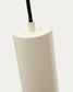 Lampada da soffitto Andia in alluminio verniciato beige