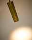 Lampada da soffitto Andia in alluminio con finitura verniciata oro