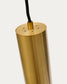 Lampada da soffitto Andia in alluminio con finitura verniciata oro