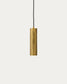 Lampada da soffitto Andia in alluminio con finitura verniciata oro