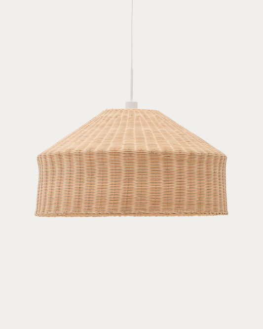 Paralume Ennia in rattan con finitura trasparente Ø 65 cm