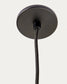 Lampada da soffitto Nuvira in metallo satinato nero