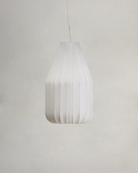 Lampada da soffitto Somar in fibre sintetiche e aste d'acciaio Ø 30 cm