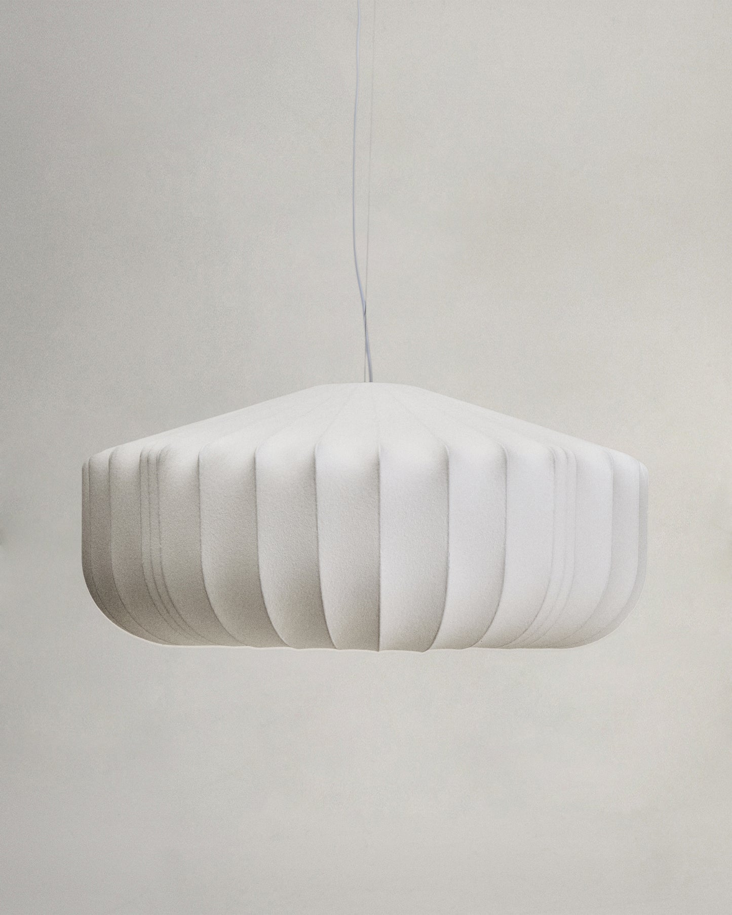 Lampada da soffitto Somar in fibre sintetiche e aste d'acciaio Ø 76 cm