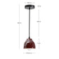 Lampada da soffitto Drava in ceramica bordeaux