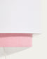 Applique da parete Bianella in cotone e velluto a coste rosa 30 cm