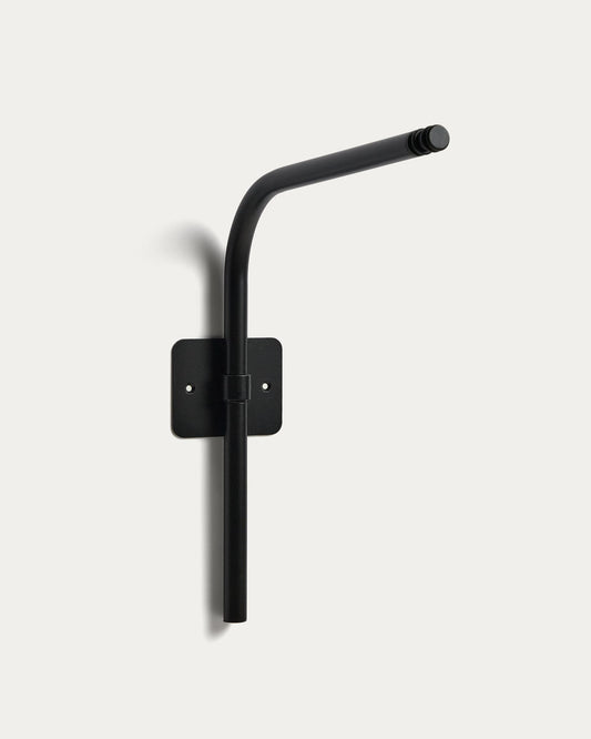 Supporto da parete per lampade portatili Nali in metallo verniciato nero