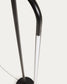 Piantana Bow in alluminio nero