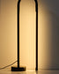 Lampada da tavolo Bow in alluminio nero