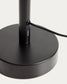 Lampada da tavolo Bow in alluminio nero