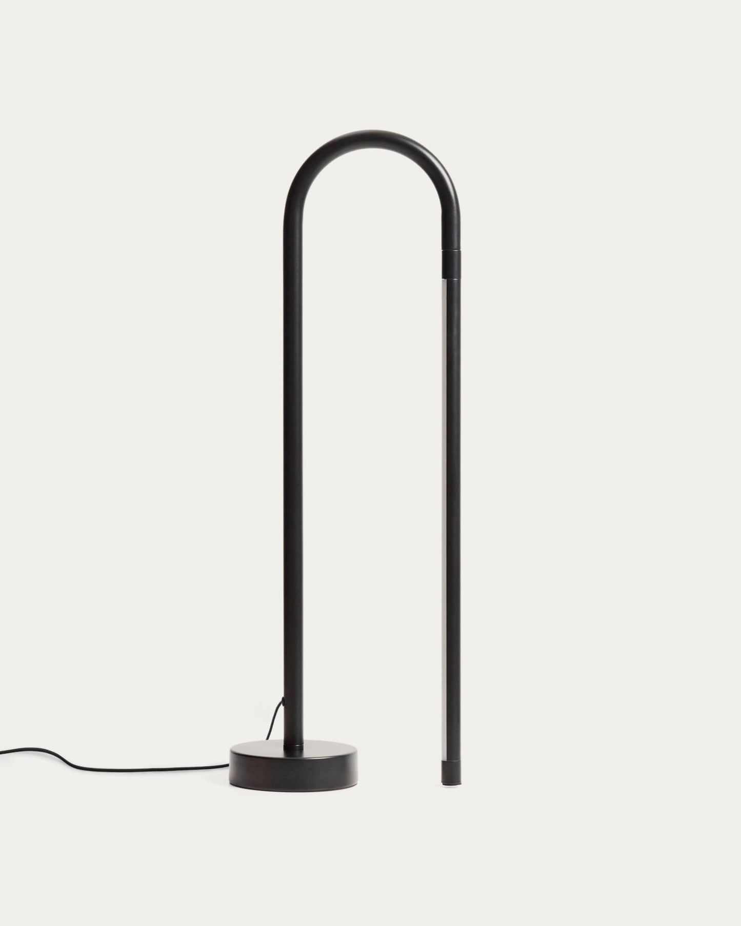 Lampada da tavolo Bow in alluminio nero