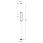 Lampada da soffitto Bow in alluminio nero Ø 16 cm