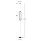 Lampada da soffitto Bow in alluminio nero Ø 16 cm