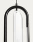 Lampada da soffitto Bow in alluminio nero Ø 16 cm