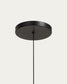 Lampada da soffitto Bow in alluminio nero Ø 16 cm