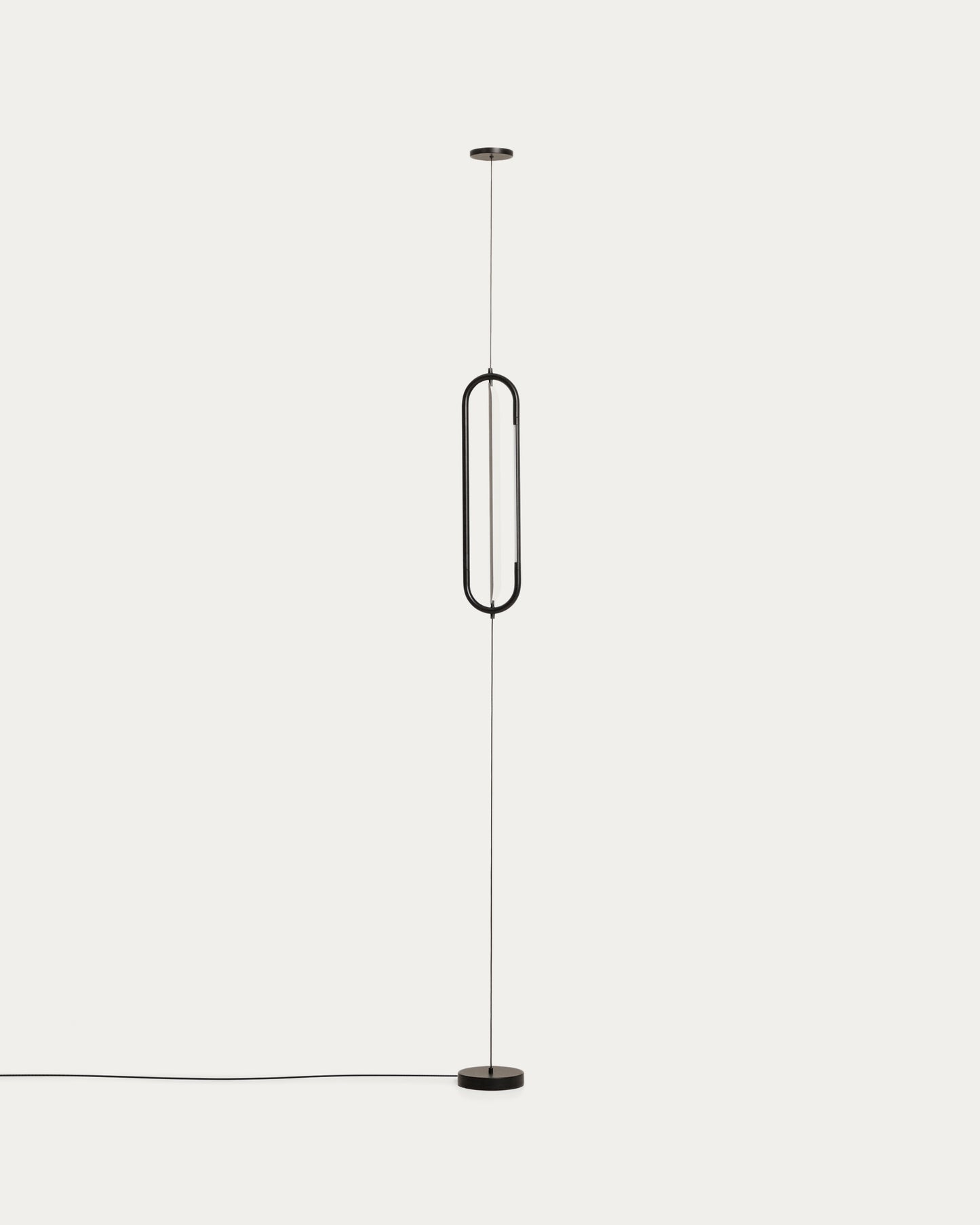 Lampada da soffitto Bow in alluminio nero Ø 16 cm