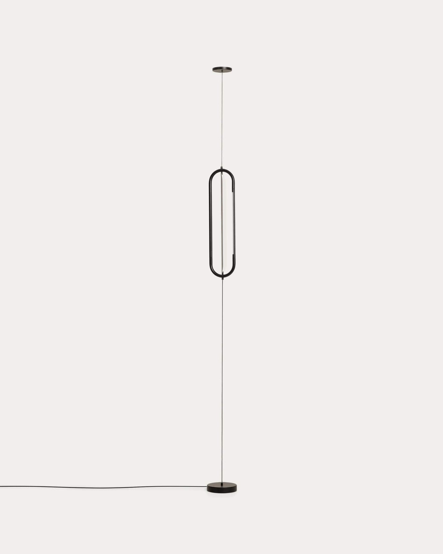 Lampada da soffitto Bow in alluminio nero Ø 16 cm