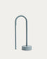 Lampada da tavolo portatile Bow in alluminio blu