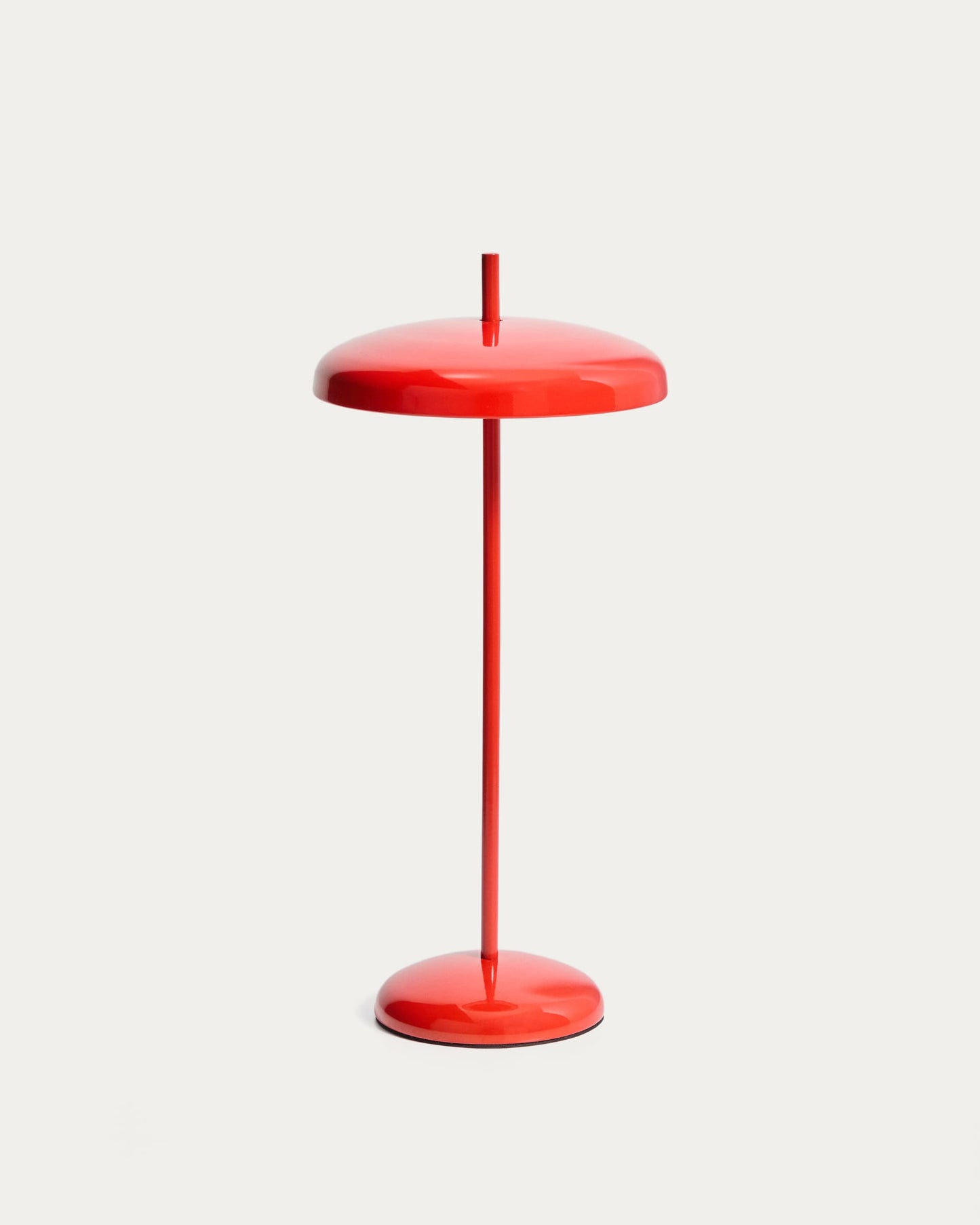 Lampada da tavolo portatile Porte in alluminio rosso