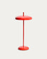 Lampada da tavolo portatile Porte in alluminio rosso